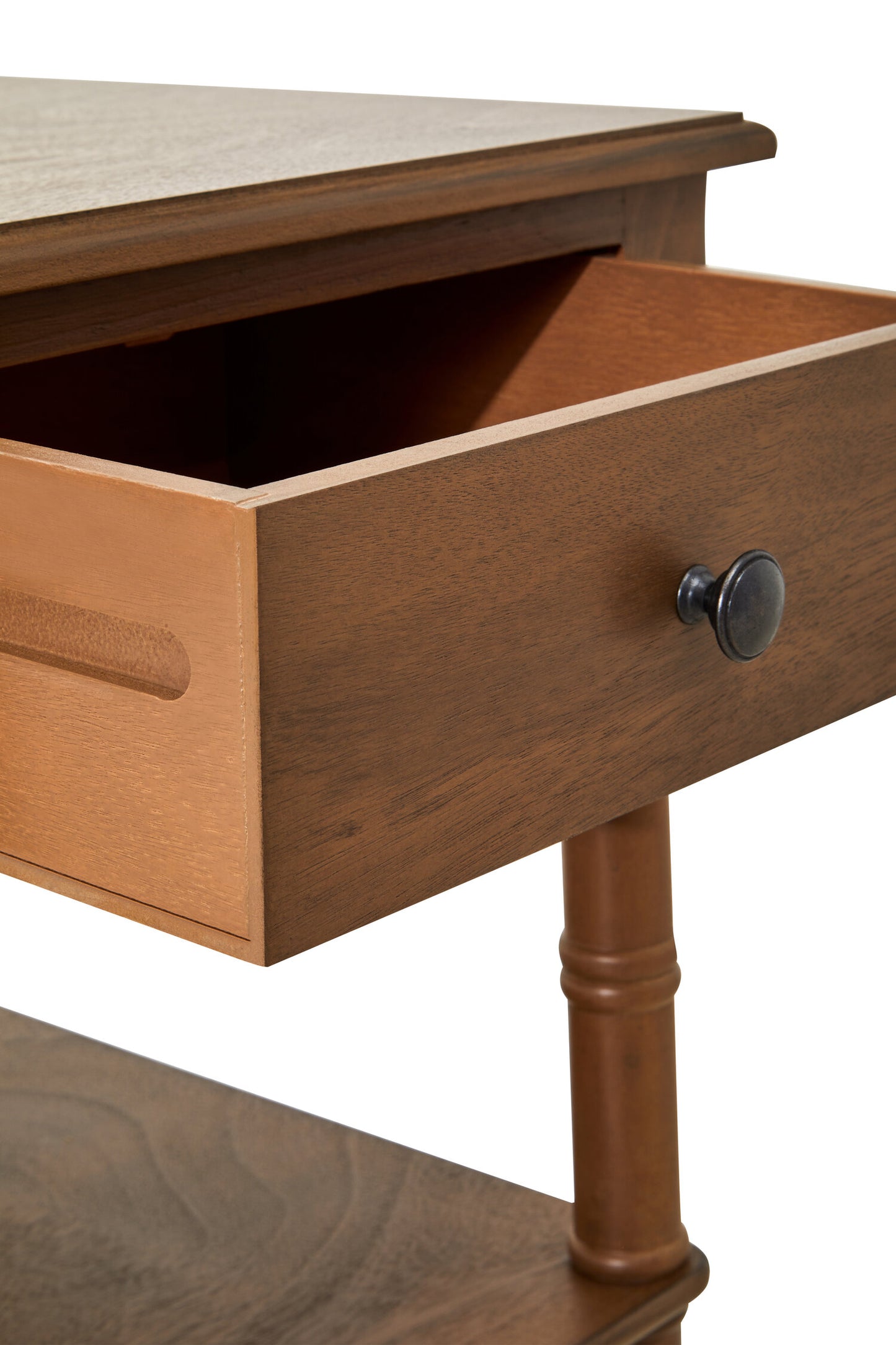 Cambridge One Drawer Natural Wood Desk