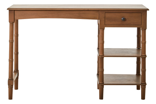 Cambridge One Drawer Natural Wood Desk