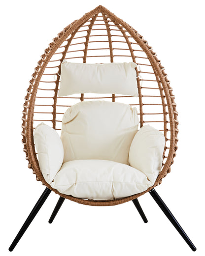 Lombok Natural Rattan Effect Egg Chair