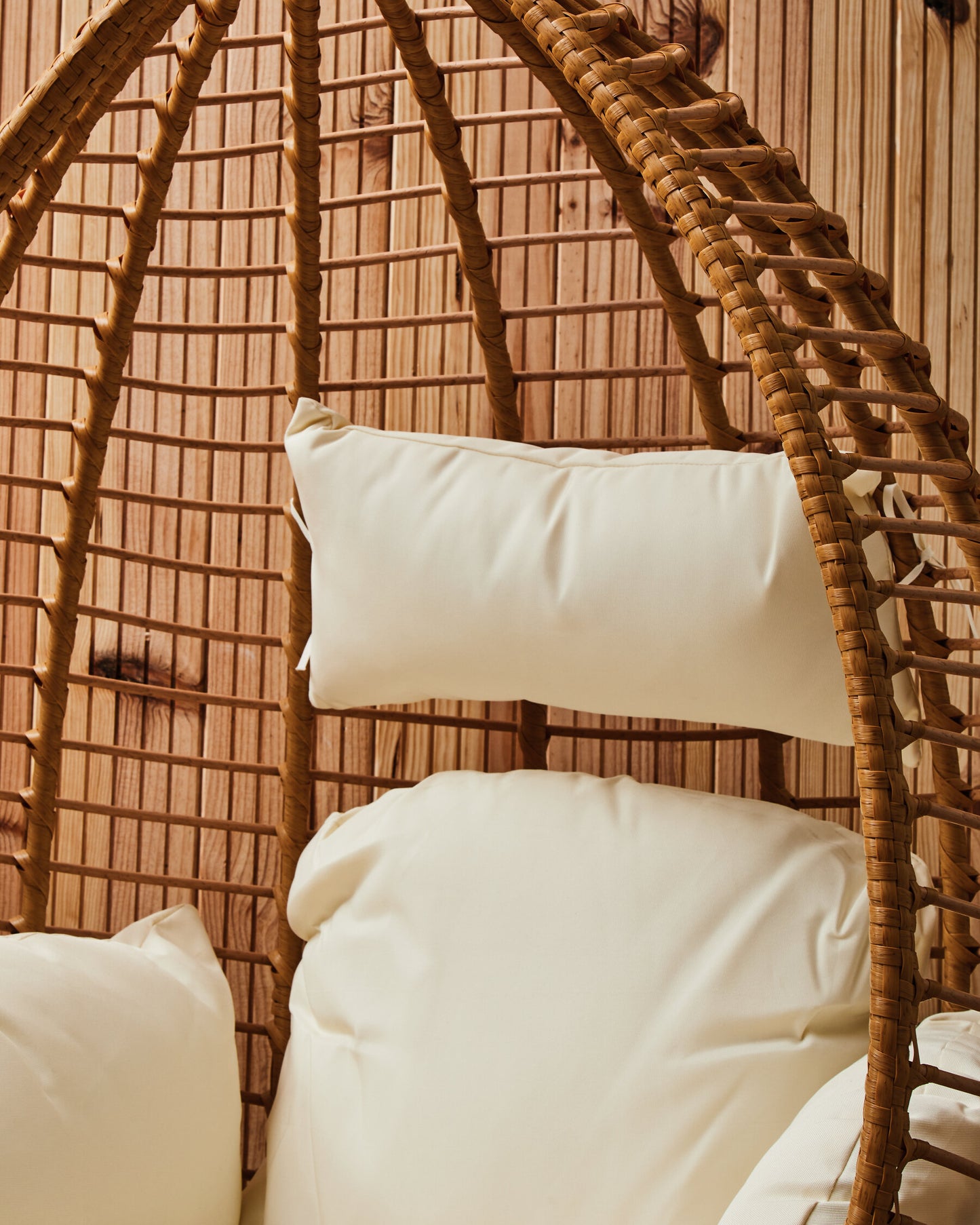 Lombok Natural Rattan Effect Egg Chair