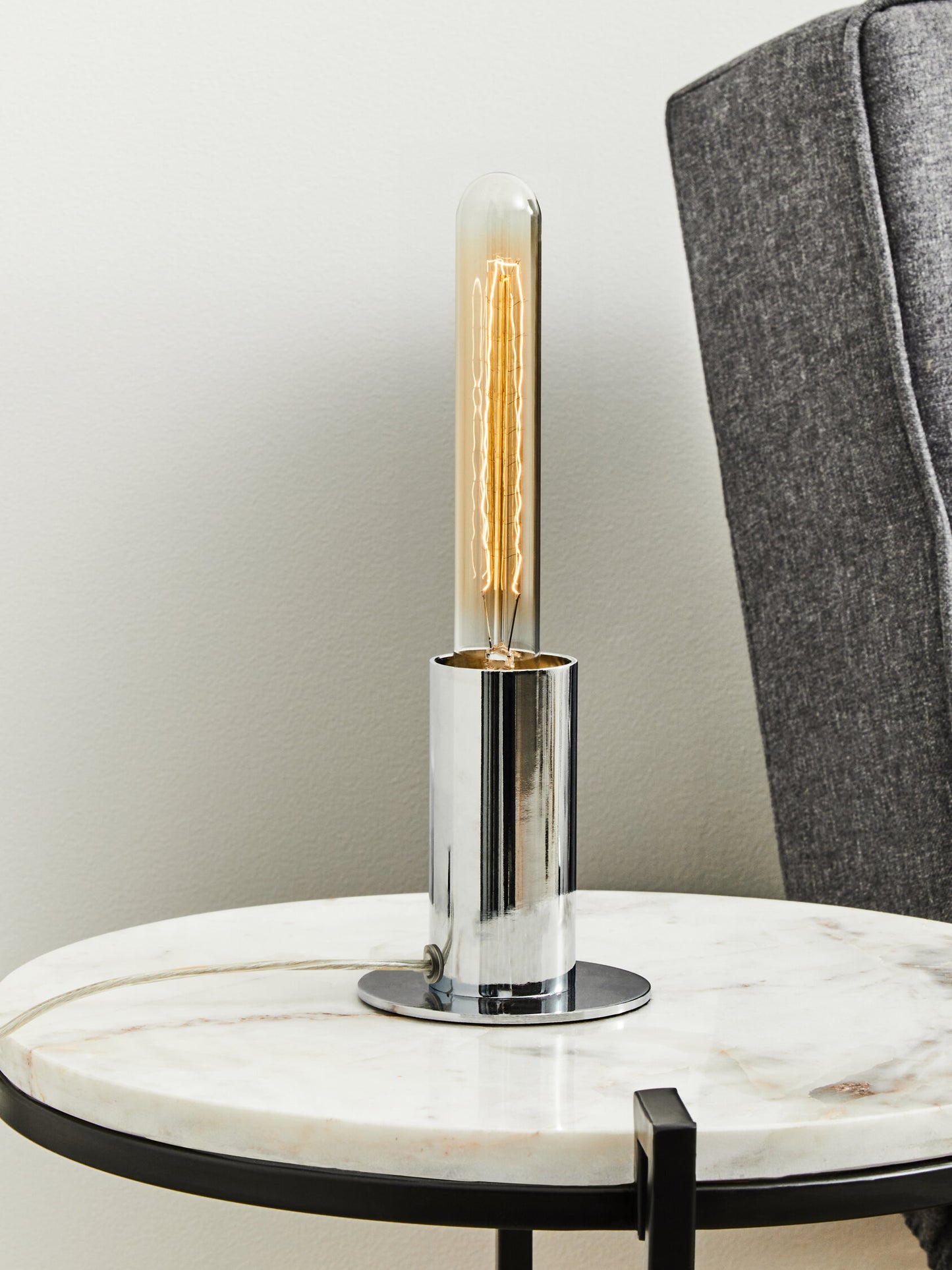 Stockholm Chrome Modern Table Lamp