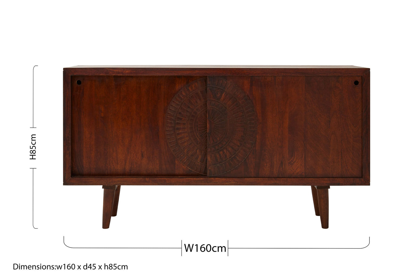 Anguilla Mango Wood Sideboard