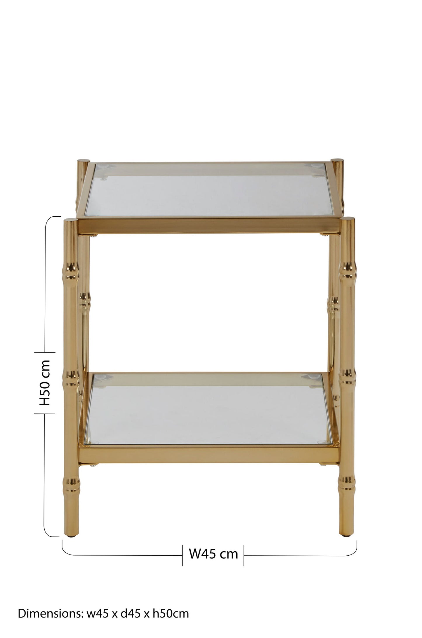 Knightsbridge Townhouse 2 Tier Square Side Table