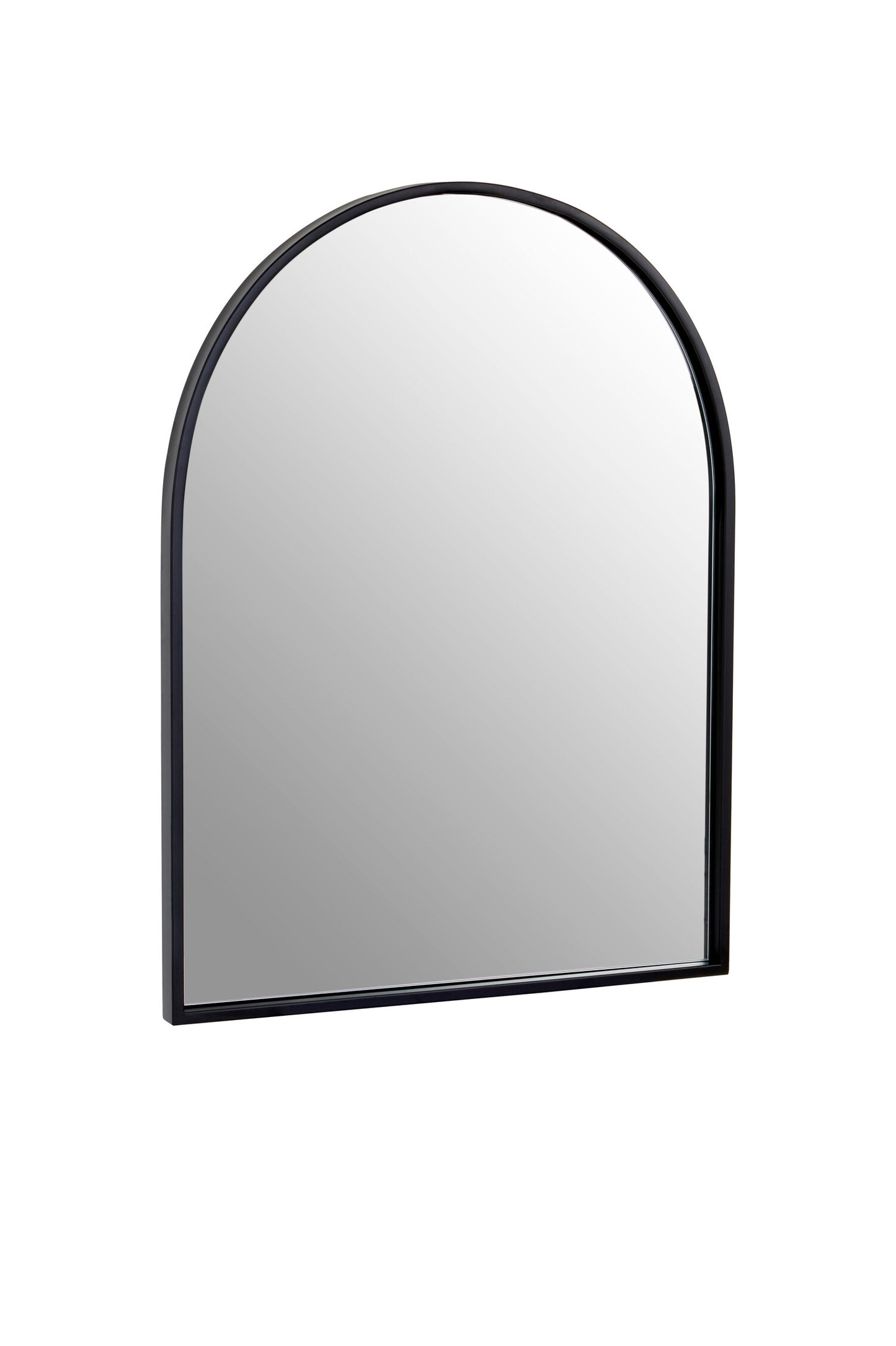 Aramis Industrial Black Frame Arch Wall Mirror