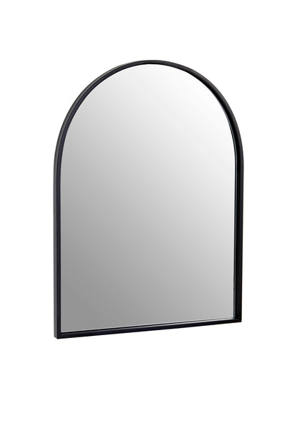 Aramis Industrial Black Frame Arch Wall Mirror