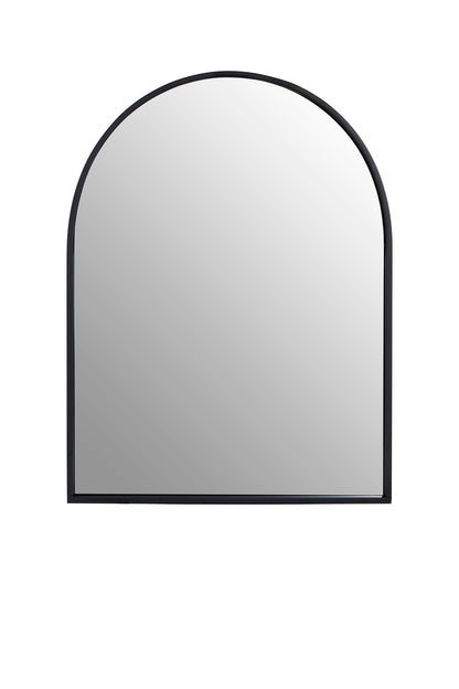 Aramis Industrial Black Frame Arch Wall Mirror
