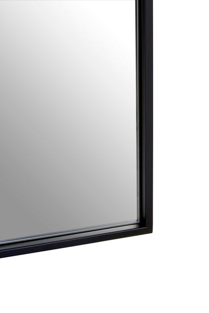 Aramis Industrial Black Frame Arch Wall Mirror