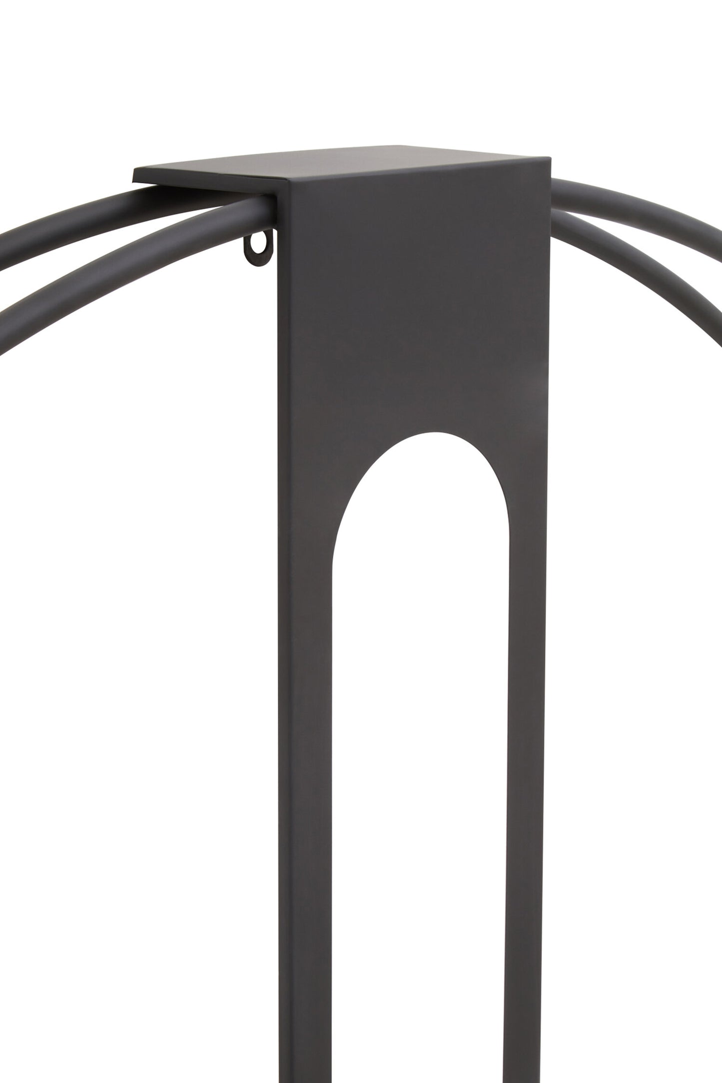 Chrono Industrial Black Metal Wall Clock