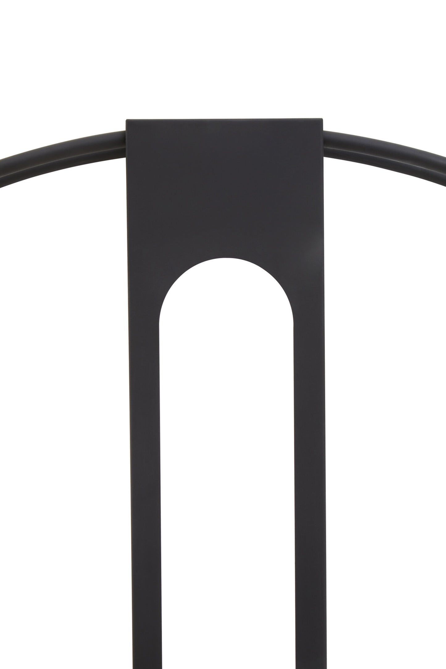 Chrono Industrial Black Metal Wall Clock