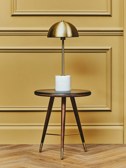 Jaxon Table Lamp with White Marble Base