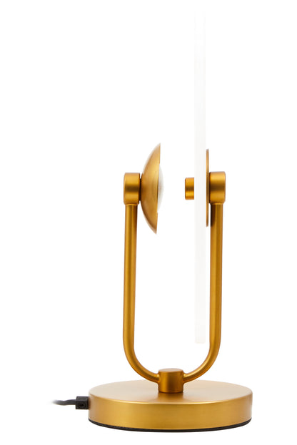 Drake White Marble And Gold Finish Table Lamp