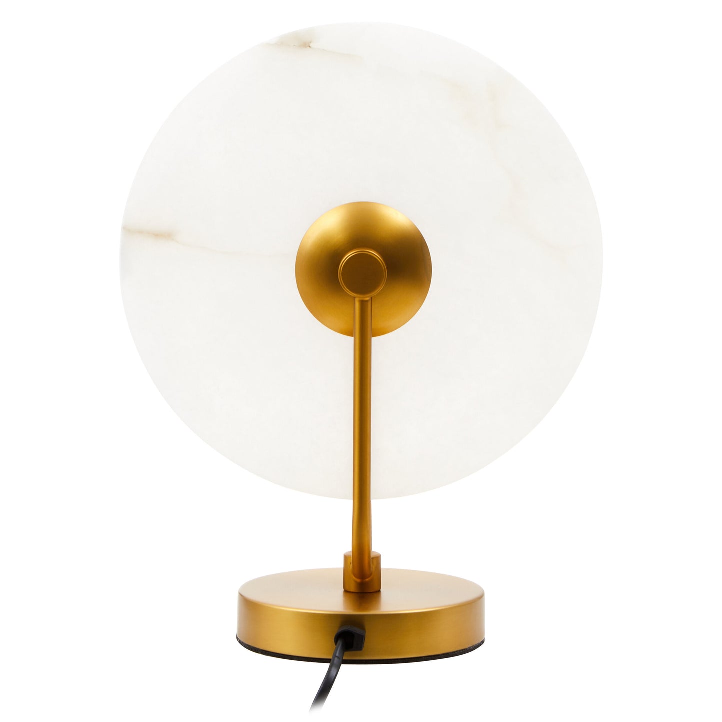 Drake White Marble And Gold Finish Table Lamp