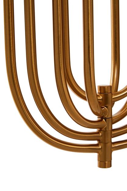 Giselle Gold and Frosted Glass Statement Pendant Light