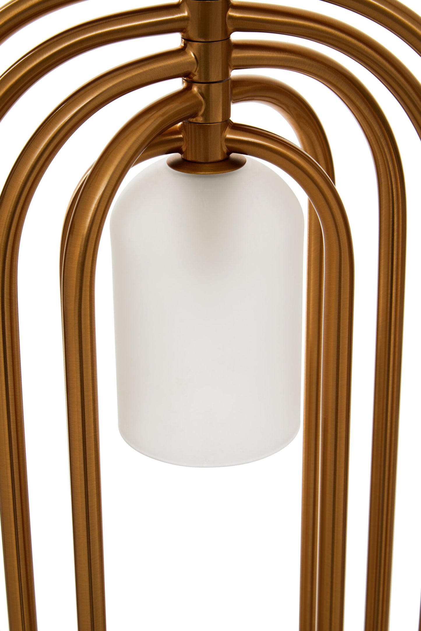 Giselle Gold and Frosted Glass Statement Pendant Light