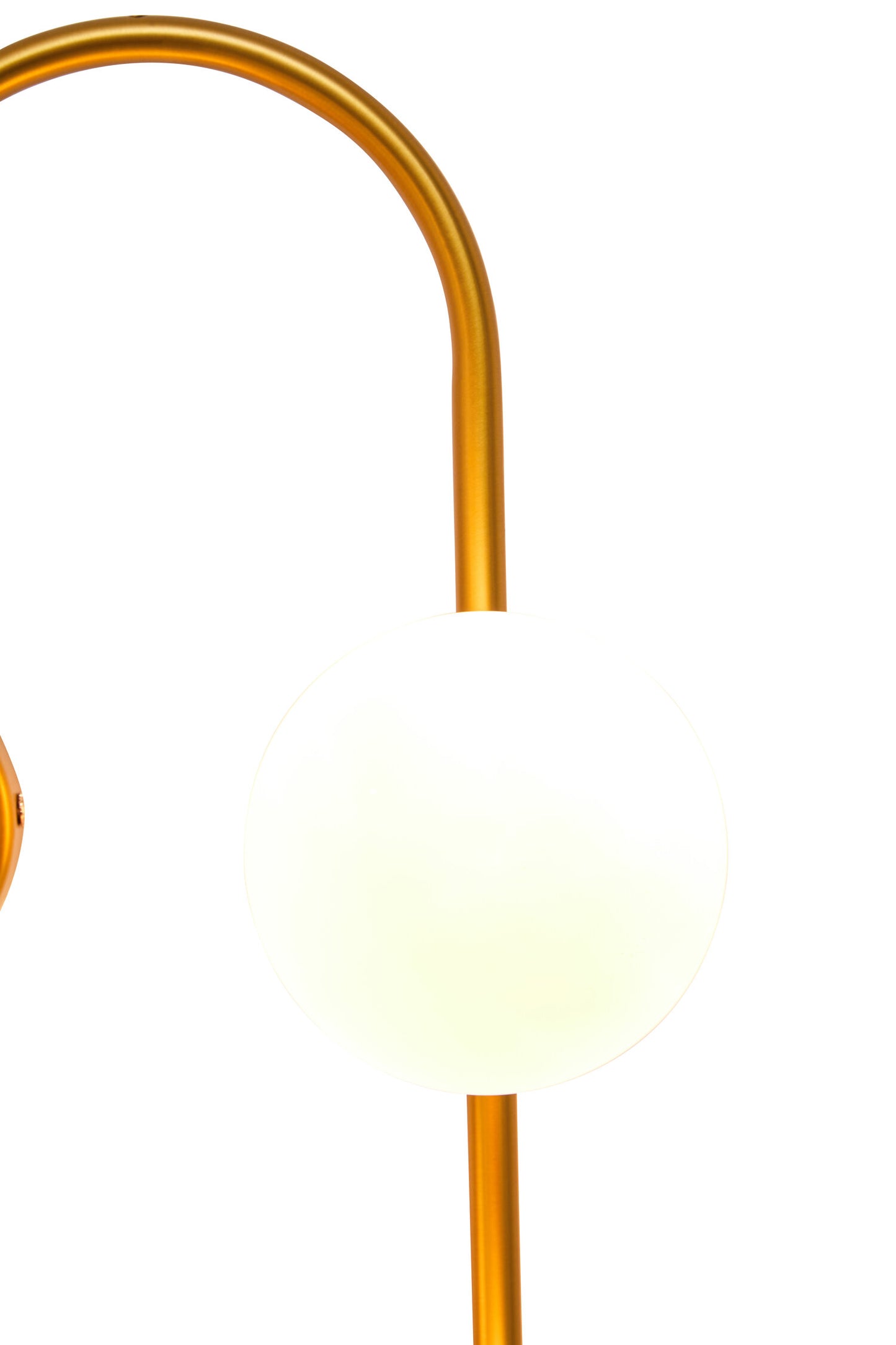 Bugsy Four Bulb White Glass Wall Light