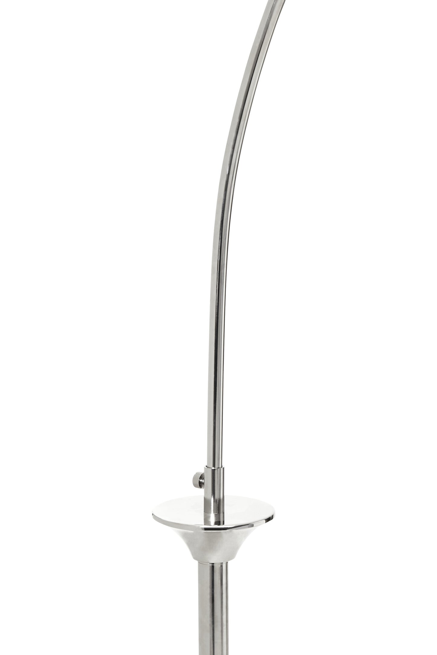 Hudson Satin Nickel Arc Floor Lamp