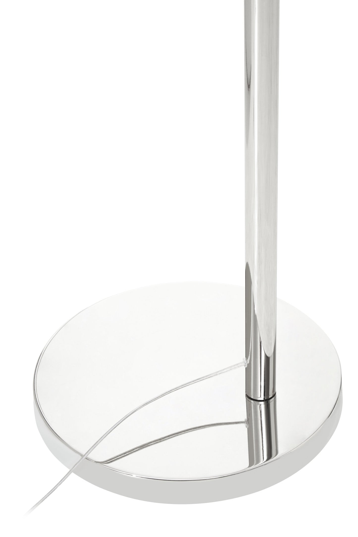 Hudson Satin Nickel Arc Floor Lamp