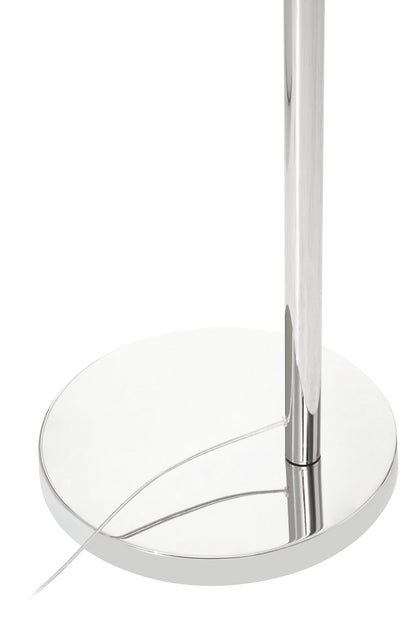 Hudson Satin Nickel Arc Floor Lamp