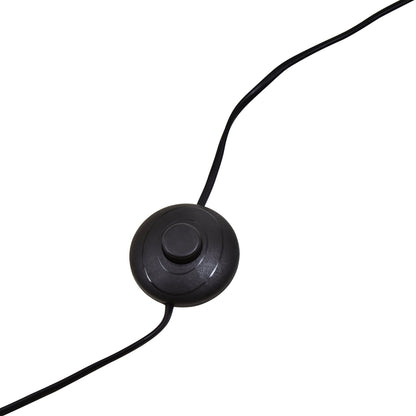 Belvedere Brushed Brass Black Marble Floor Lamp