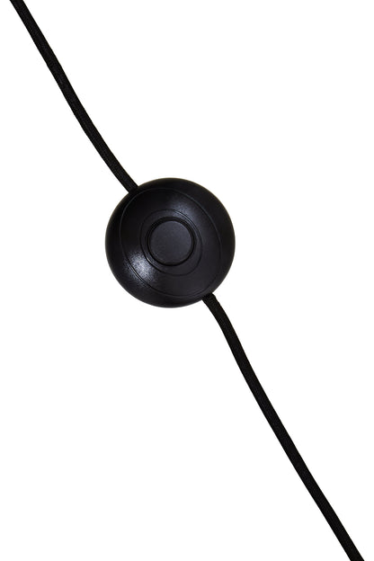 Amadeus Black Brass Luxe Floor Lamp with Marble Base