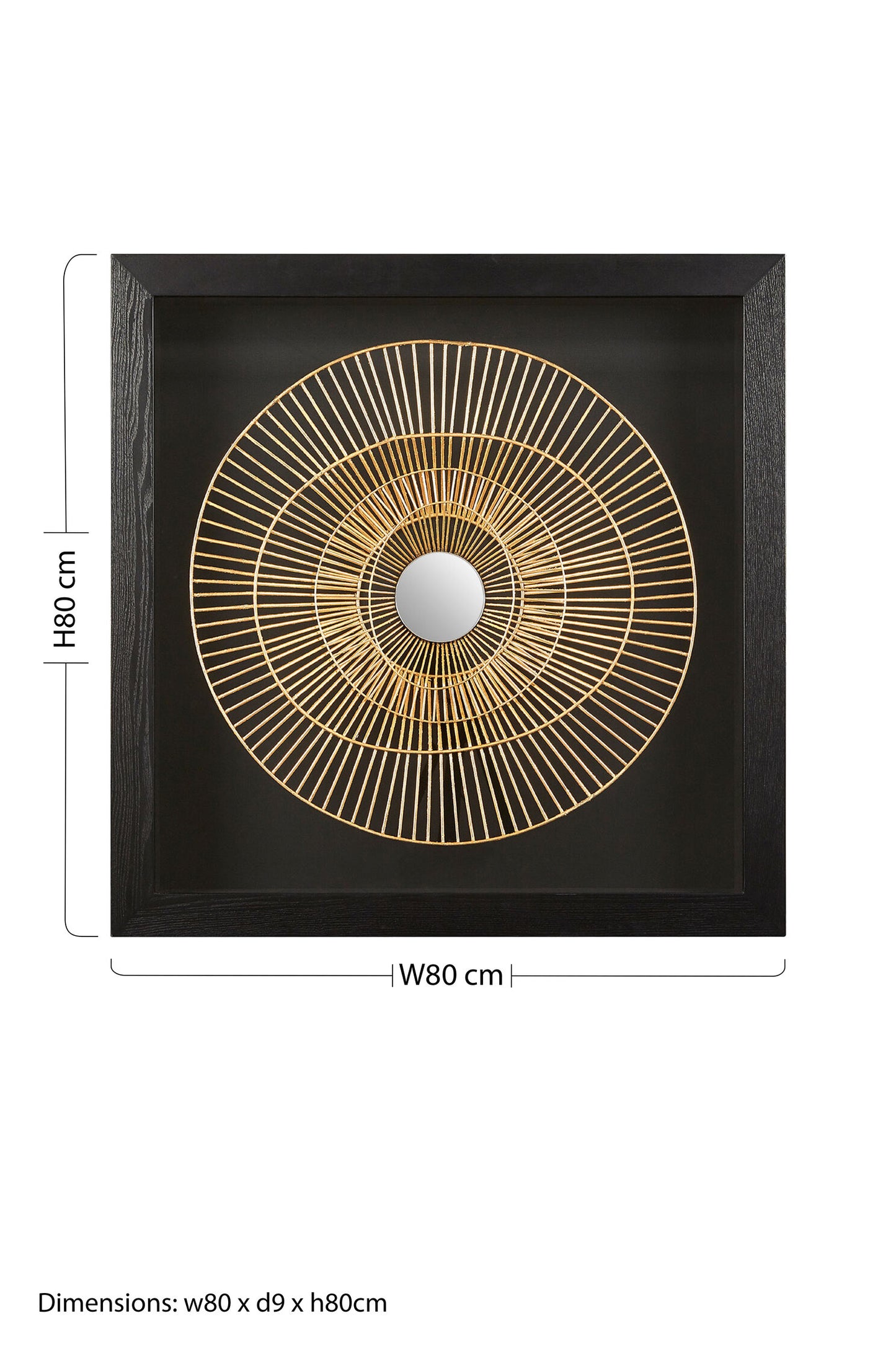 Africana Gold And Black Wall Art