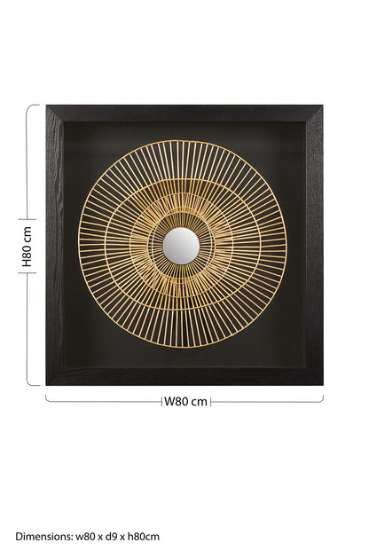 Africana Gold And Black Wall Art
