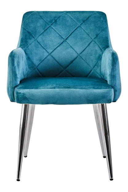 Lorena Light Blue Splayed Dining Chair
