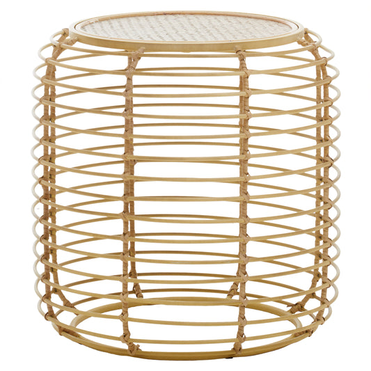 Mooro Round Rattan Side Table