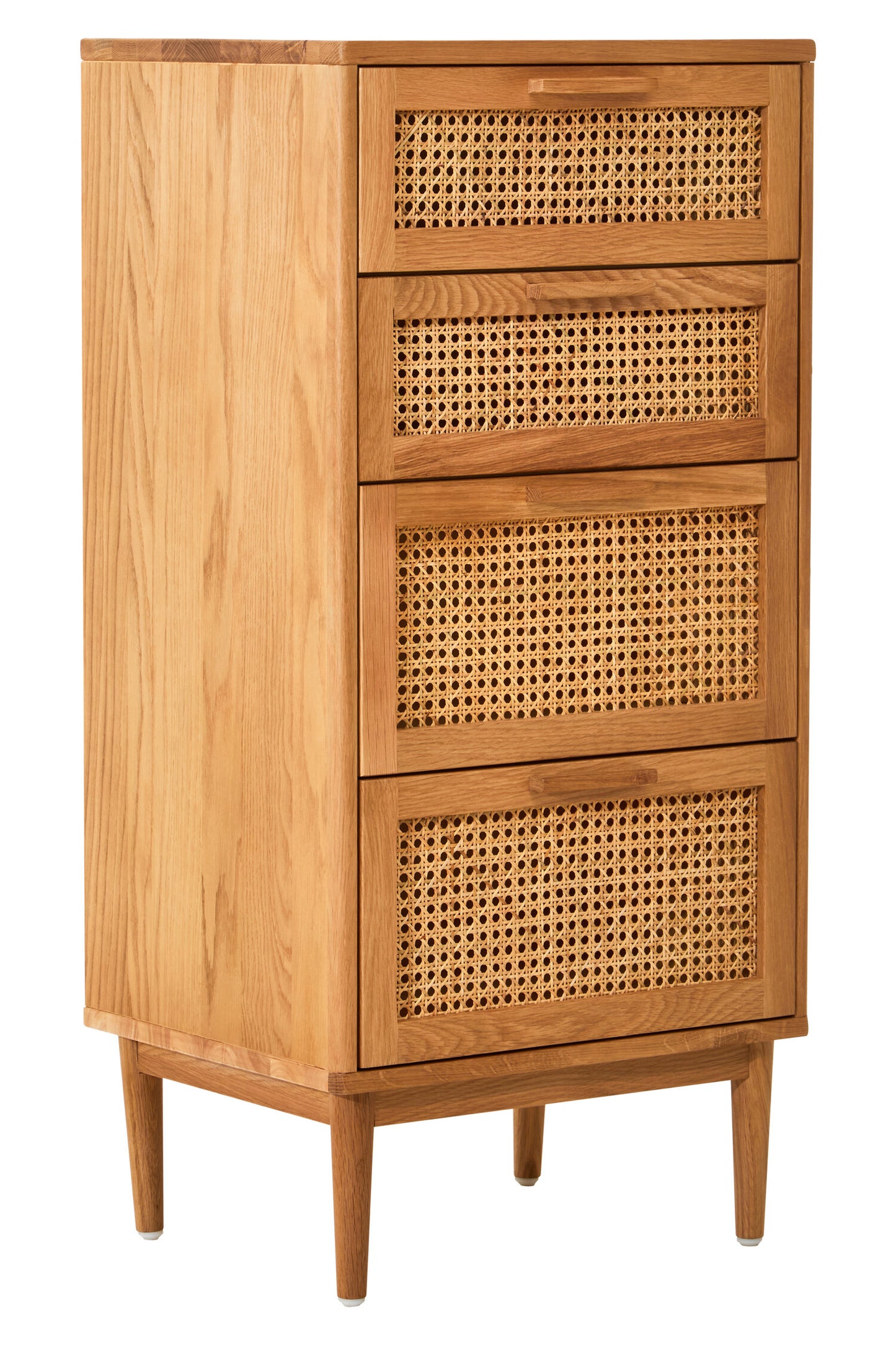 Austin and Oak Wood Chest 4 Drawers