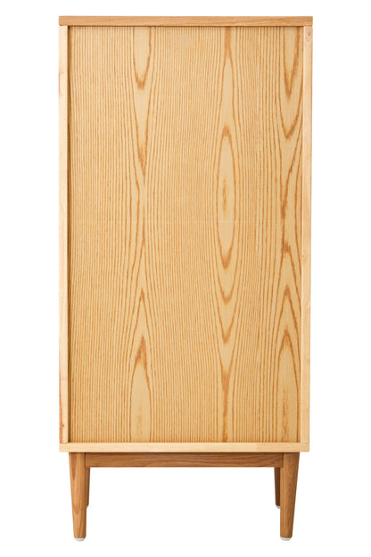 Austin and Oak Wood Chest 4 Drawers