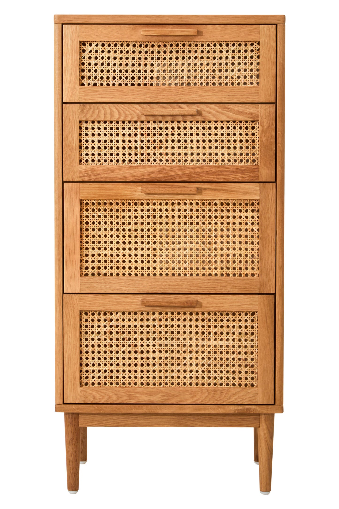 Austin and Oak Wood Chest 4 Drawers
