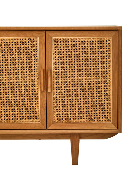 Austin and Oak Wood 4 Door Sideboard