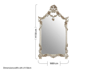 Seraphina Rectangular Framed Wall Mirror.