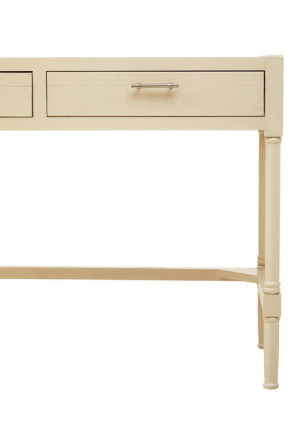 Cambridge Ivory Desk with 2 Drawers