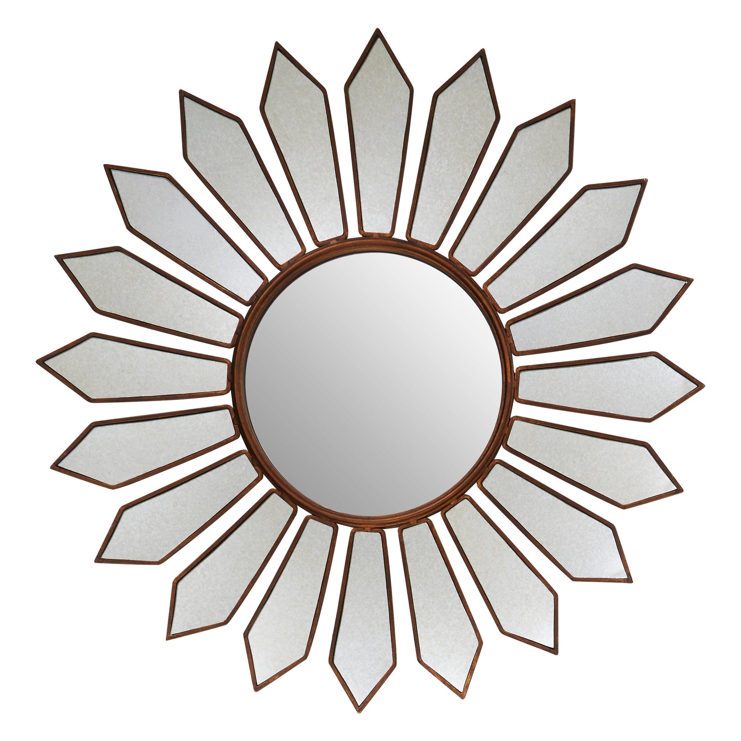 Malia Gold Petal Wall Mirror