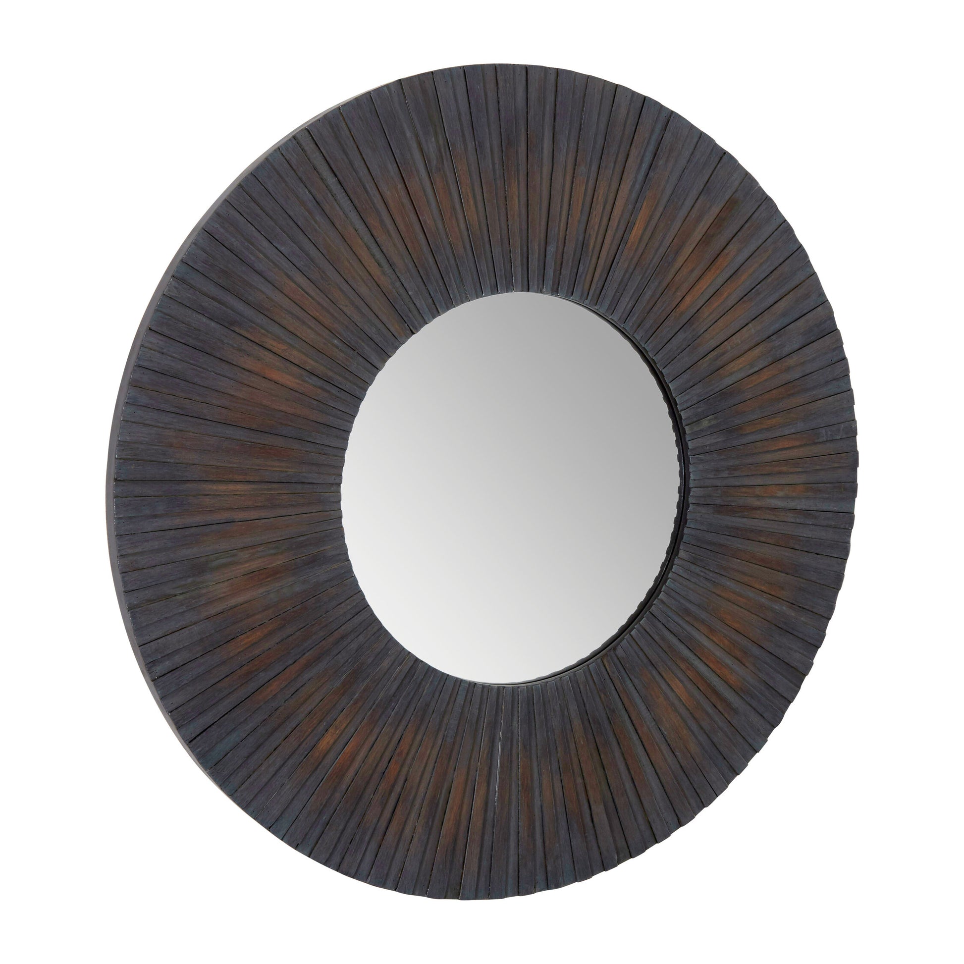 Barn Coastal Antique Wood Effect Wall Mirror | Bali & Blue