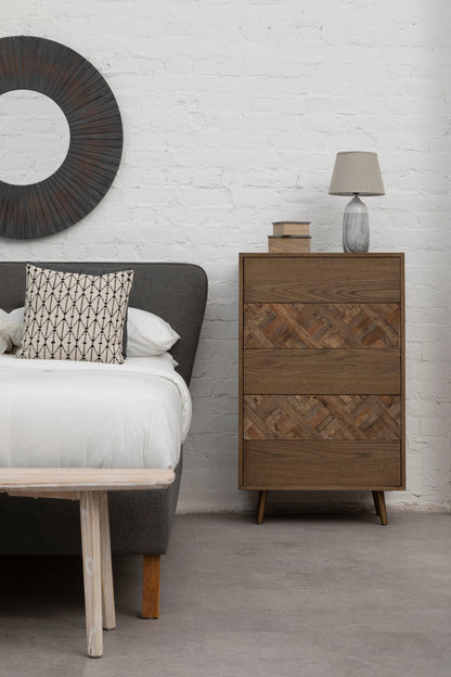 Barn Coastal Antique Wood Effect Wall Mirror