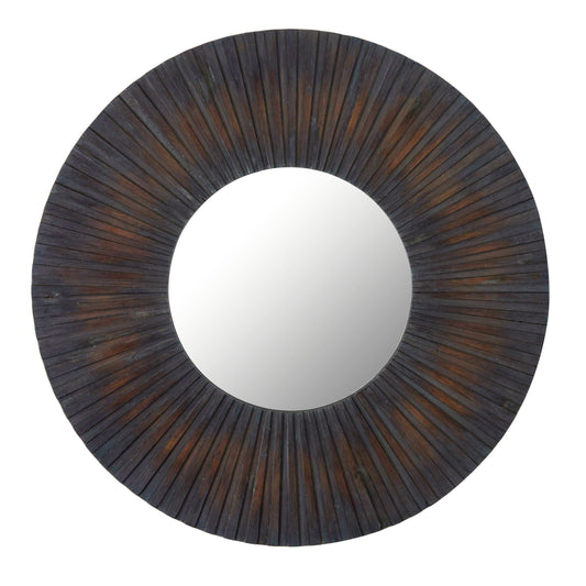 Barn Coastal Antique Wood Effect Wall Mirror