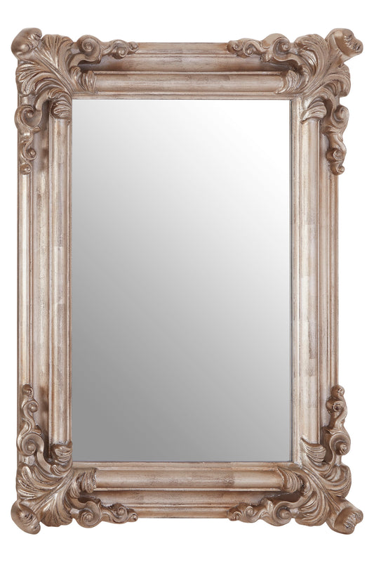 Margot Luxe Silver Frame Wall Mirror | Bali & Blue