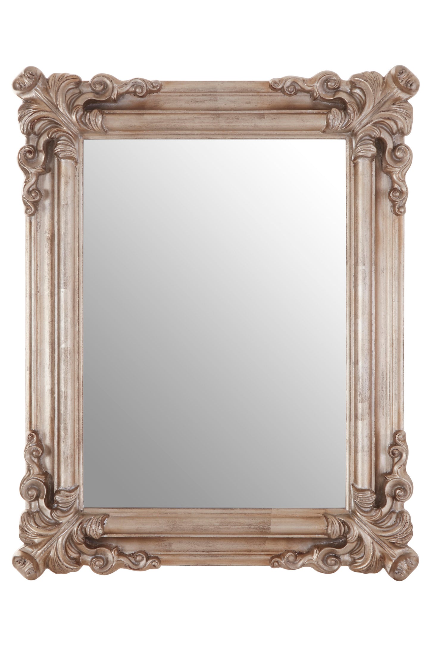 Margot Luxe Silver Frame Wall Mirror