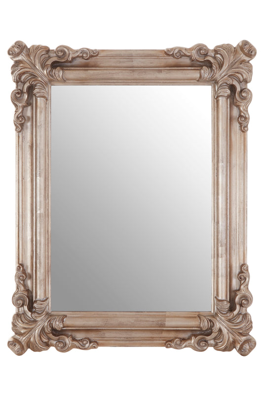 Margot Luxe Silver Frame Wall Mirror