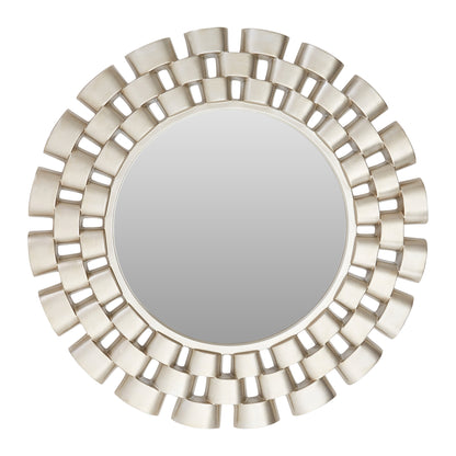 Maritza Luxe Champagne Chain Design Wall Mirror