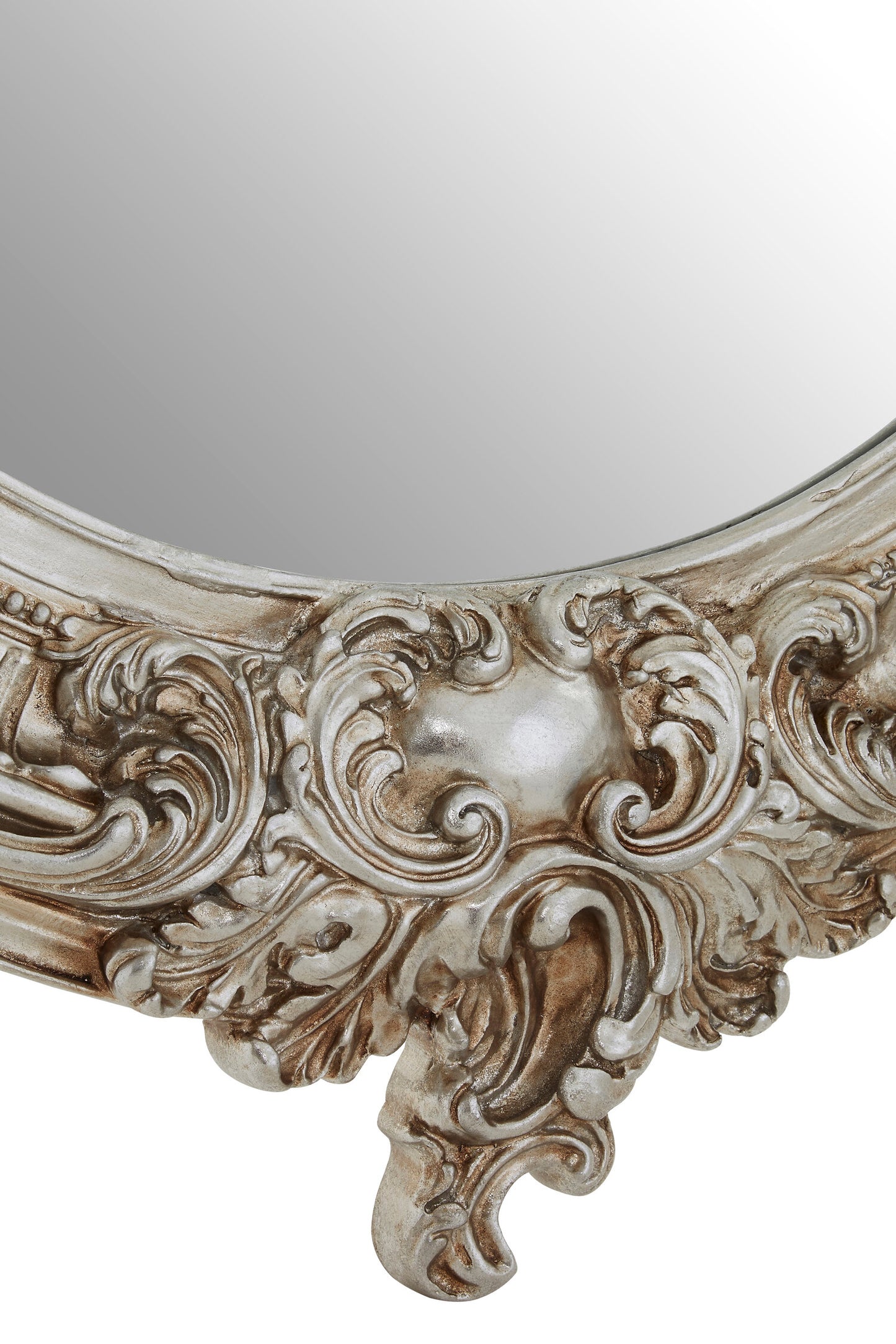 Seraphina Champagne Oval Framed Wall Mirror