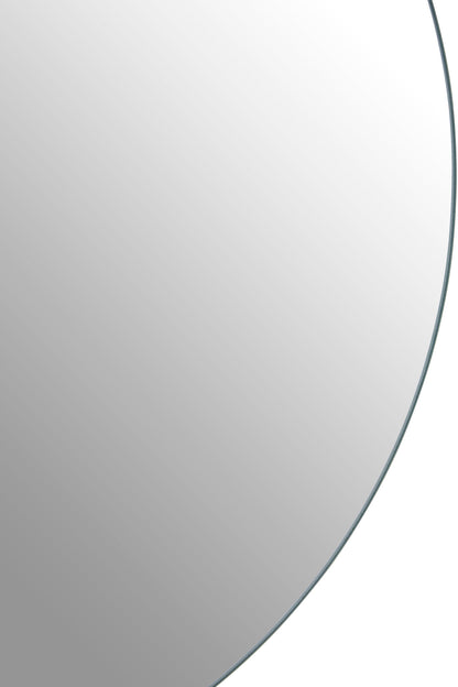 Trey Round Large Black Wall Mirror