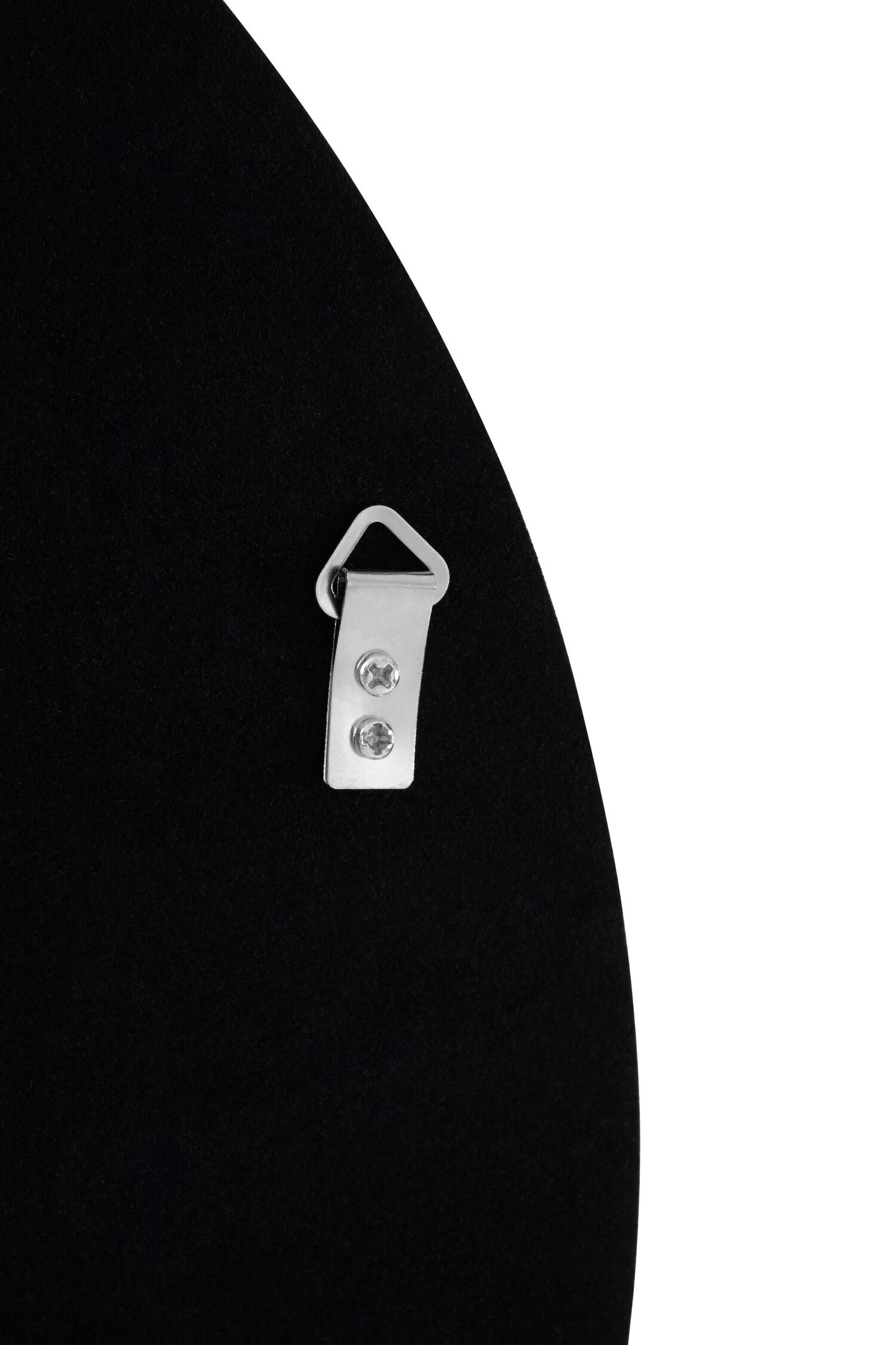 Trey Round Large Black Wall Mirror