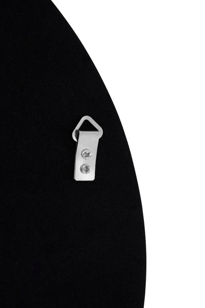 Trey Round Large Black Wall Mirror