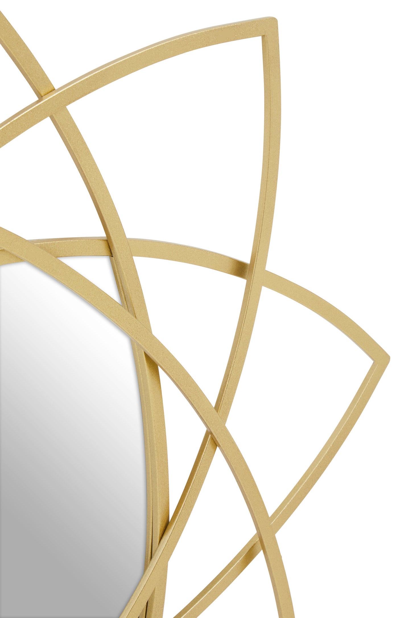 Dubai Gold Geometric Wall Mirror