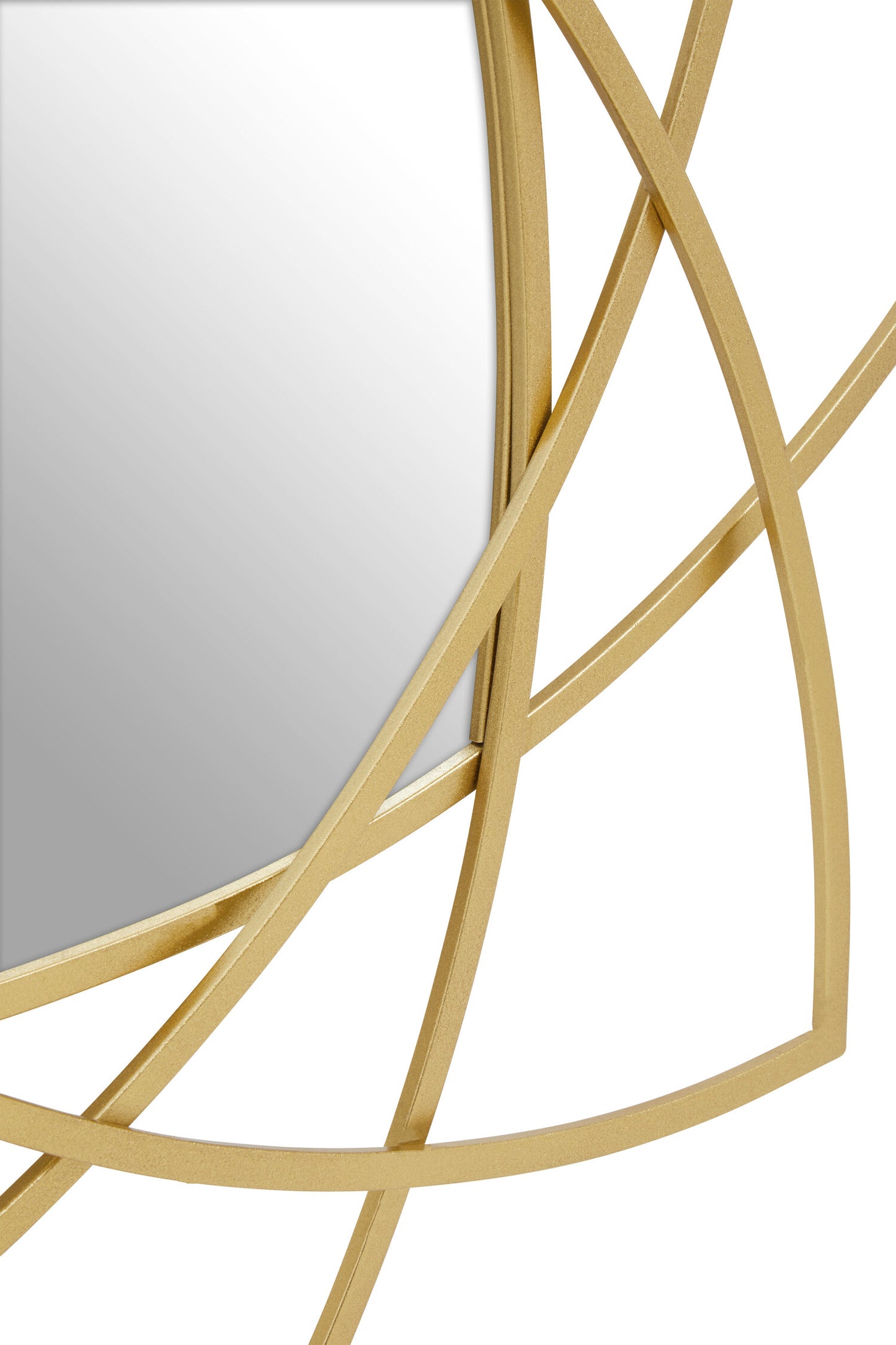 Dubai Gold Geometric Wall Mirror