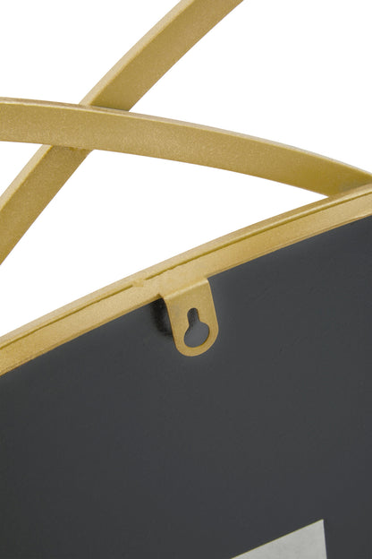 Dubai Gold Geometric Wall Mirror