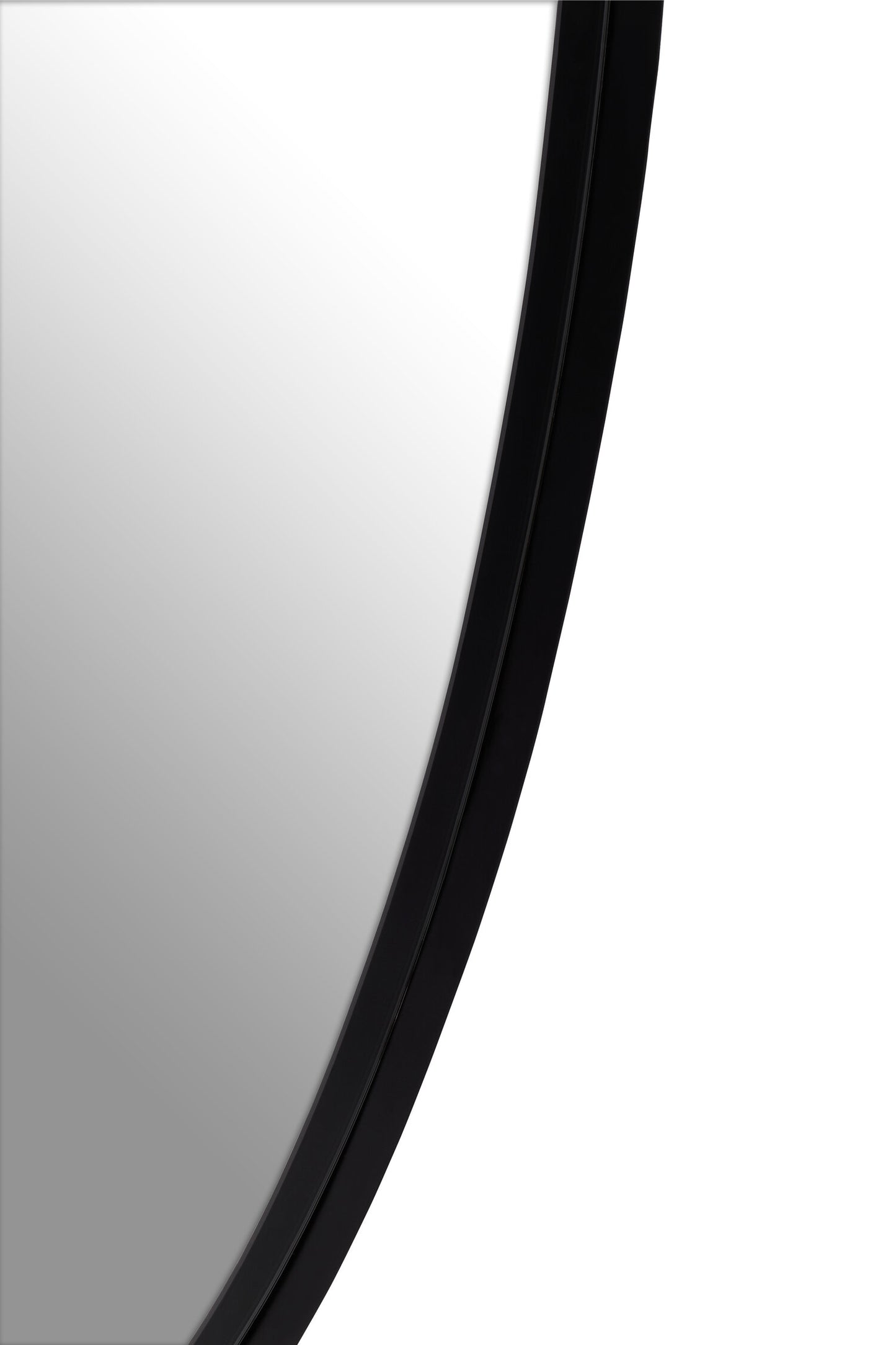 Felix Industrial Wall Mirror with Black Finish Frame
